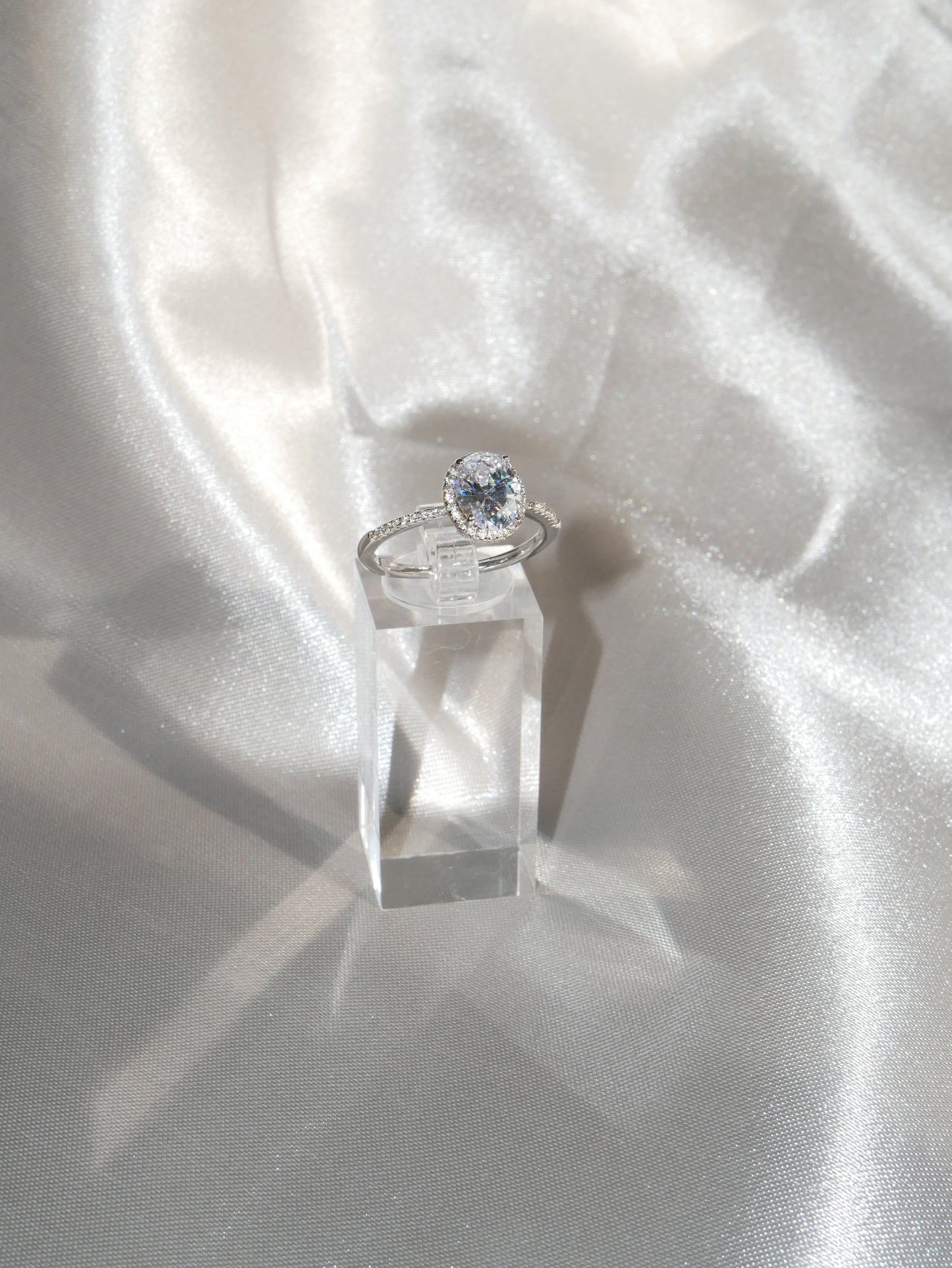 Diana Silver Diamond Ring